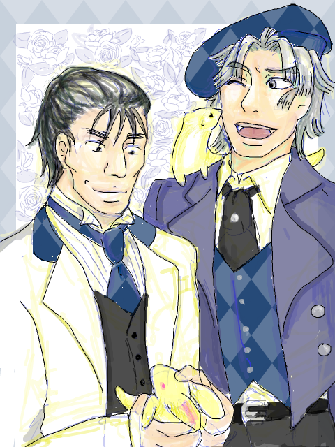 Tetumaru&Takeya with suit