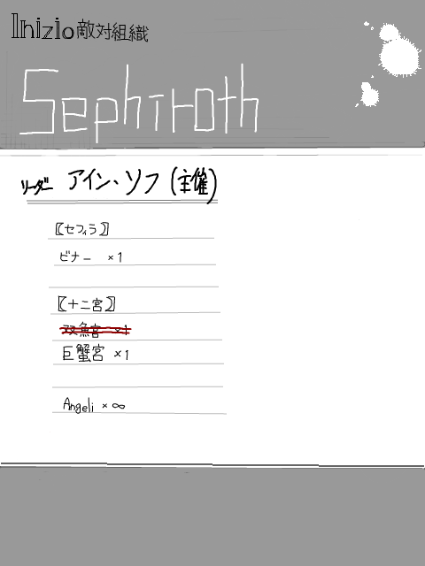 【募集】Sephiroth