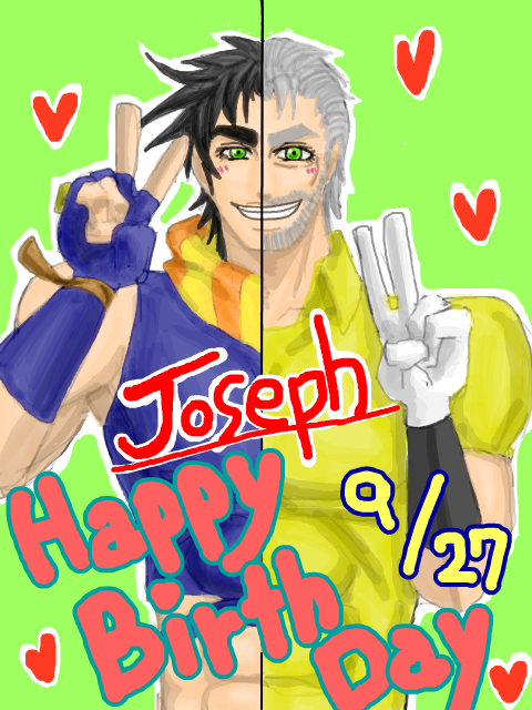ジョセフ誕生日おめでとう！