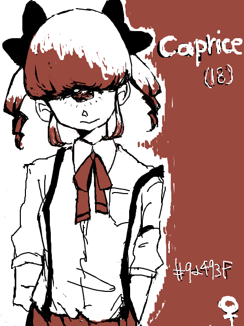 【白黒】Caprice