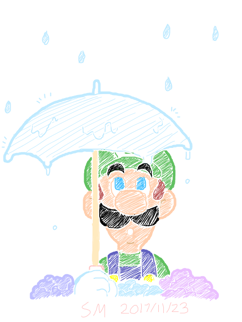 Starshipmario 雨の日 手書きブログ