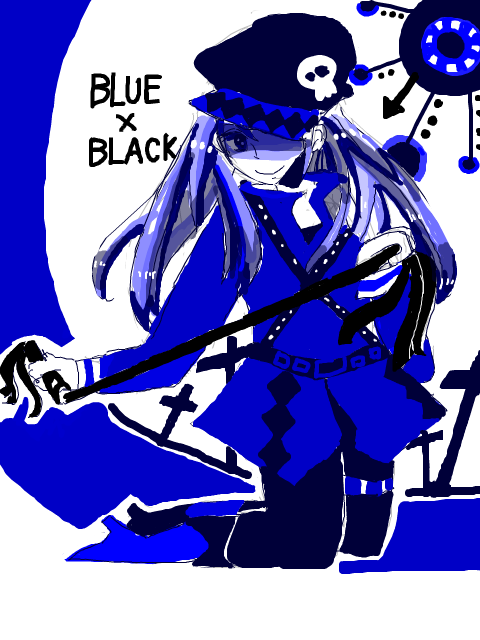 blue×black