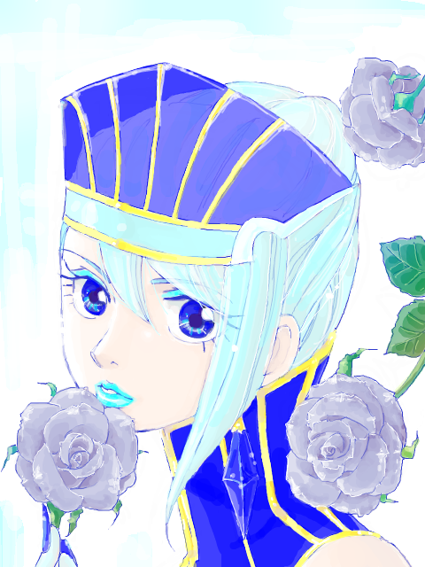 Blue Rose with bluerose