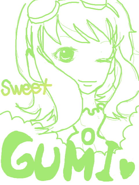 GUMI(sweet ver)うろおぼえww