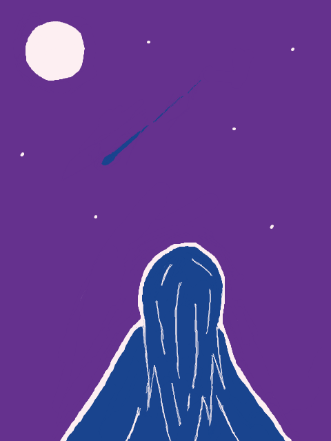 【春の3色祭り】瑠璃色彗星