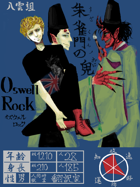 八雲組　朱雀門の鬼/Oswell Rock