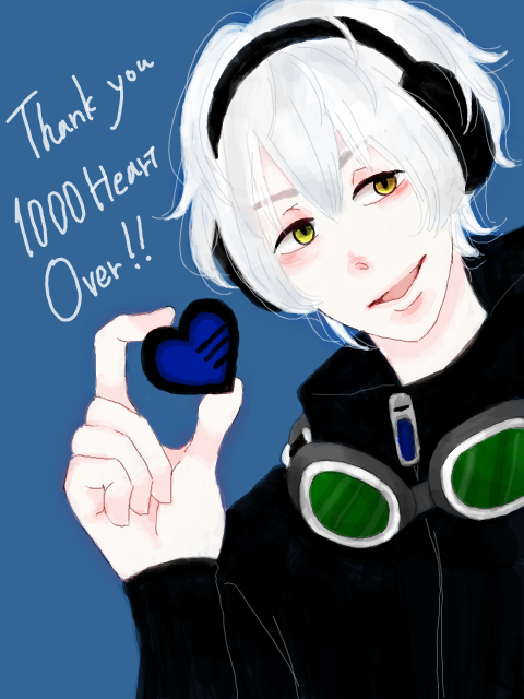 Thank you 1000 Heart over！