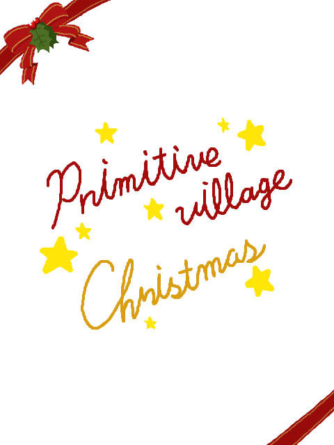 Primitive village Christmas