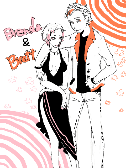 【白黒】Brenda&Brett
