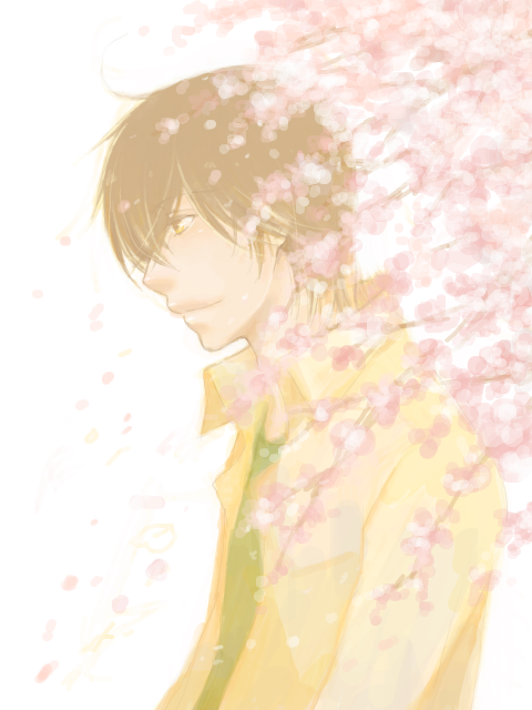 桜散ってますがな。