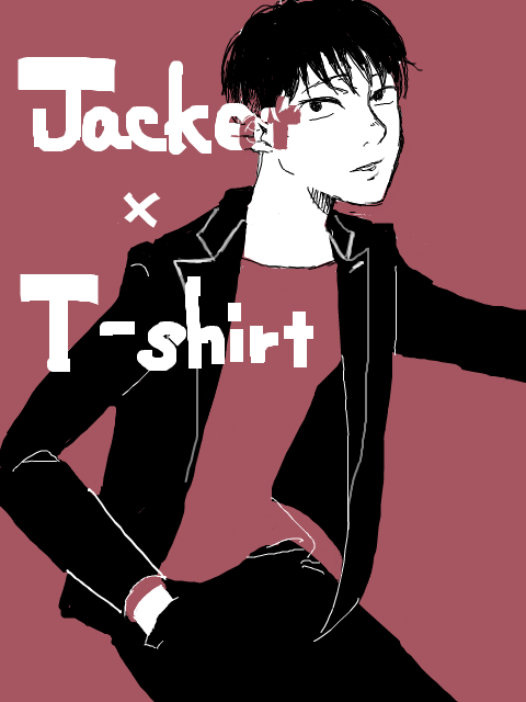Jacket × T-shirt