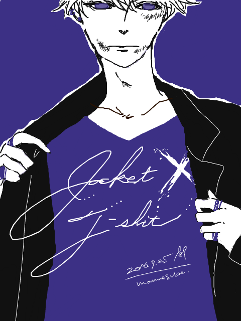 Jacket × T-shirt !!